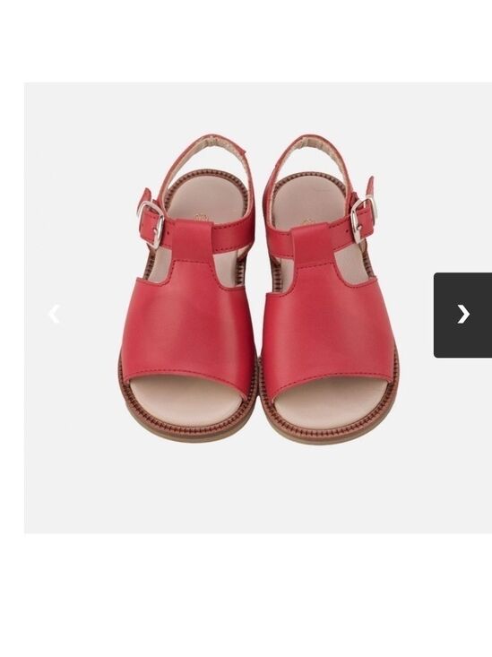 Other - RED LEATHER CLASSIC SANDALS